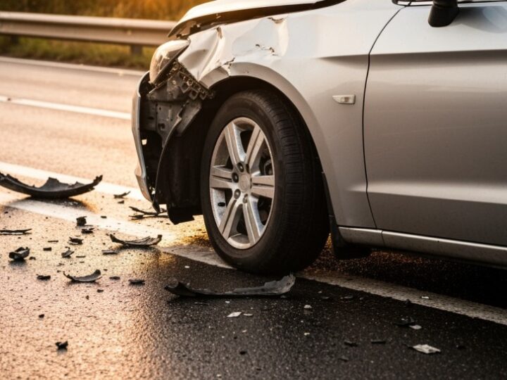 Wypadek drogowy w Wolnicy: Fiat uderzył w drzewo