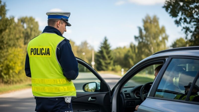 Trzeźwość na drogach: Policja kontroluje kierowców w Ornecie